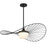 Alteck New Wave 34" Outdoor Pend, Black/White, Sand Black