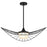 Alteck New Wave 34" Outdoor Pend, Black/White, Sand Black