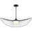 Alteck New Wave 44" Outdoor Pend, Black/White, Sand Black