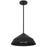 Alteck Nin 14" Outdoor Pend, Black/Etched White, Sand Black
