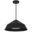 Alteck Nin 22" Outdoor Pend, Black/Etched White, Sand Black