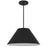 Alteck Jaz 22" Black Outdoor Pend, Black/White, Sand Black