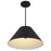 Alteck Jaz 22" Black Outdoor Pend, Black/White, Sand Black