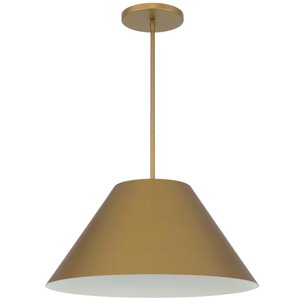 Alteck Jaz 22" BrassOutdoor Pend, Painted Brass