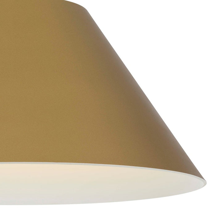 Alteck Jaz 22" BrassOutdoor Pend, Painted Brass
