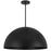 Alteck Half 32" Rnd Outdoor Pend, Black/White, Sand Black