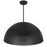 Alteck Half 32" Rnd Outdoor Pend, Black/White, Sand Black