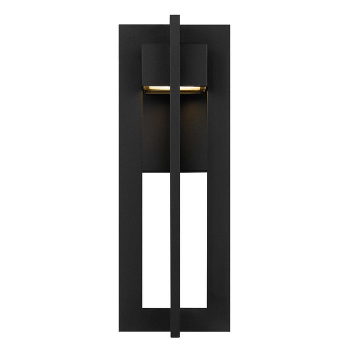 Alteck 4 Bar 13" LED Outdoor Sconce, Black/Sand, Sand Black