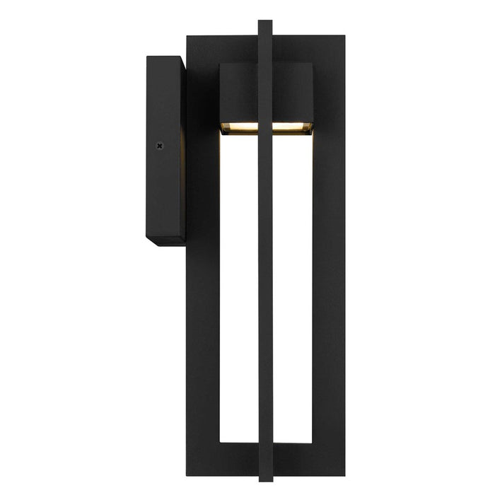 Alteck 4 Bar 13" LED Outdoor Sconce, Black/Sand, Sand Black