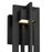 Alteck 4 Bar 13" LED Outdoor Sconce, Black/Sand, Sand Black