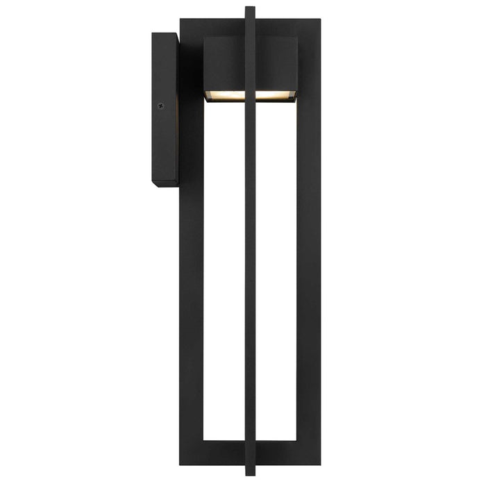 Alteck 4 Bar 18" LED Outdoor Sconce, Black/Sand, Sand Black