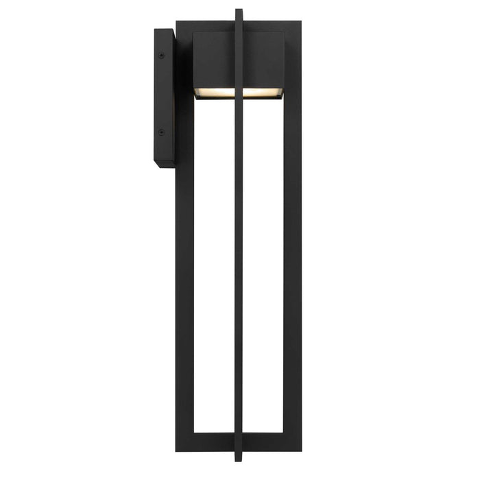 Alteck 4 Bar 23" LED Outdoor Sconce, Black/Sand, Sand Black