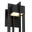 Alteck 4 Bar 23" LED Outdoor Sconce, Black/Sand, Sand Black