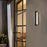 Alteck Seafoam 19" LED Outdoor Wall Sconce, Sand Black