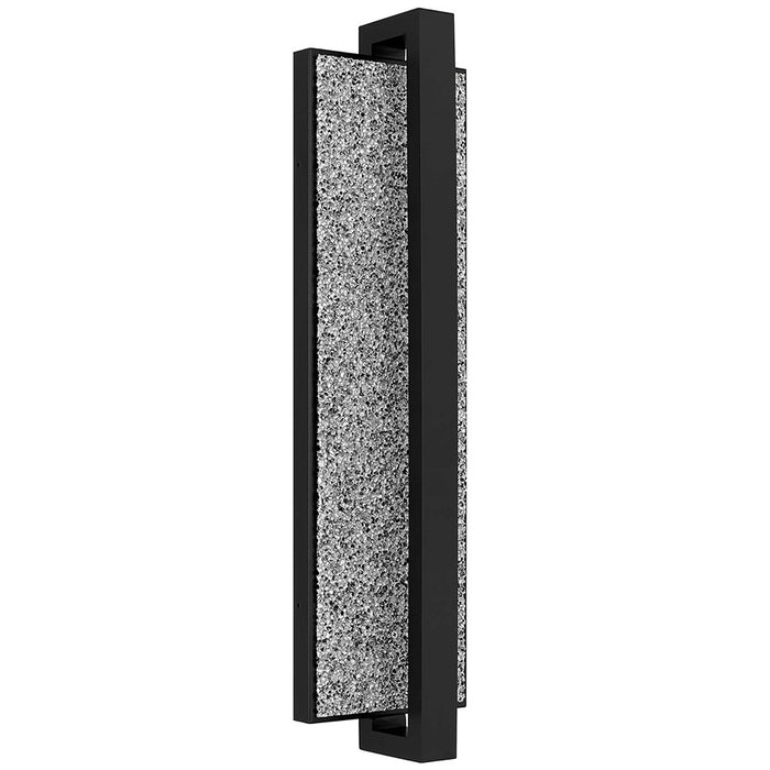 Alteck Seafoam 26" LED Outdoor Wall Sconce, Sand Black