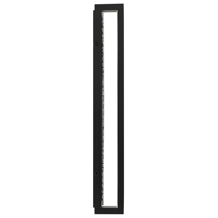 Alteck Seafoam 26" LED Outdoor Wall Sconce, Sand Black