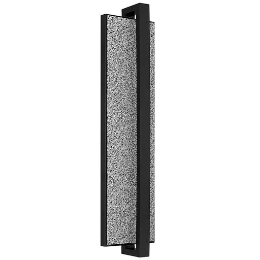 Alteck Seafoam 32" LED Outdoor Wall Sconce, Sand Black