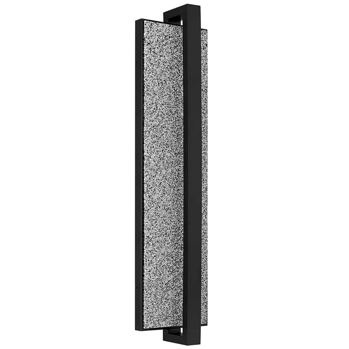 Alteck Seafoam 32" LED Outdoor Wall Sconce, Sand Black