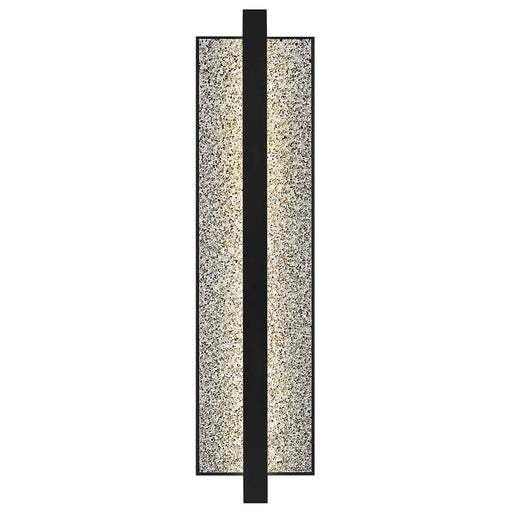 Alteck Seafoam 32" LED Outdoor Wall Sconce, Sand Black