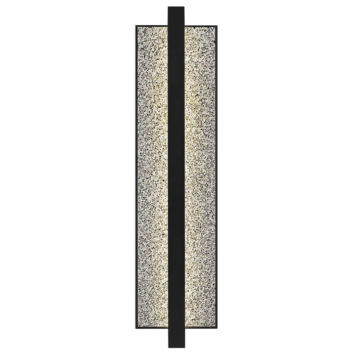 Alteck Seafoam 32" LED Outdoor Wall Sconce, Sand Black