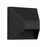 Alteck Ribbed 5" LED Outdoor Wall Sconce, Sand Black