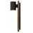 Alteck Woodone 19" LED Outdoor Wall Sconce, Sand Black