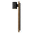 Alteck Woodone 26" LED Outdoor Wall Sconce, Sand Black