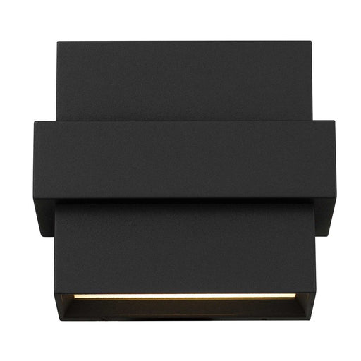 Alteck Summit 5.75" LED Outdoor Wall Sconce, Sand Black