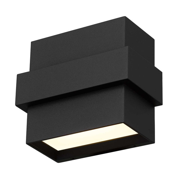 Alteck Summit 5.75" LED Outdoor Wall Sconce, Sand Black