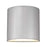 Alteck Veil LED Outdoor Sconce, Alum/Silk, Brushed Aluminum