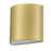 Alteck Veil LED Outdoor Wall Sconce, Brushed Brass - AW0028-3CCT-W-BB