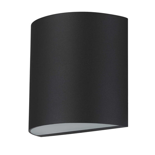 Alteck Veil LED Outdoor Sconce, Sand Black/Silk, Sand Black