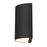 Alteck Veil LED Outdoor Sconce, Sand Black/Silk, Sand Black