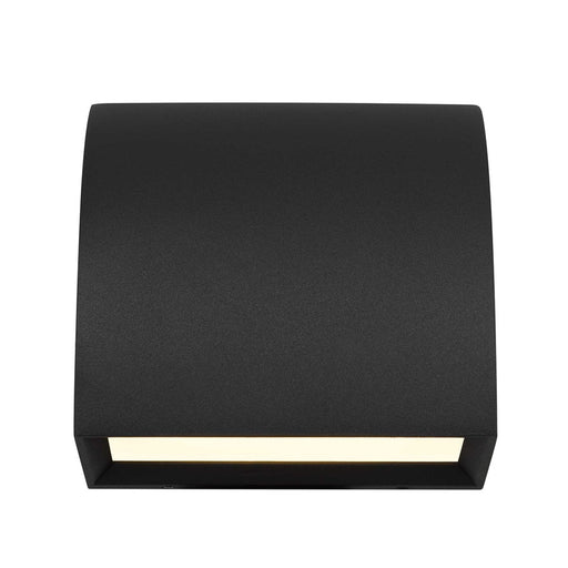 Alteck Slope 4.5" LED Outdoor Wall Sconce, Sand Black