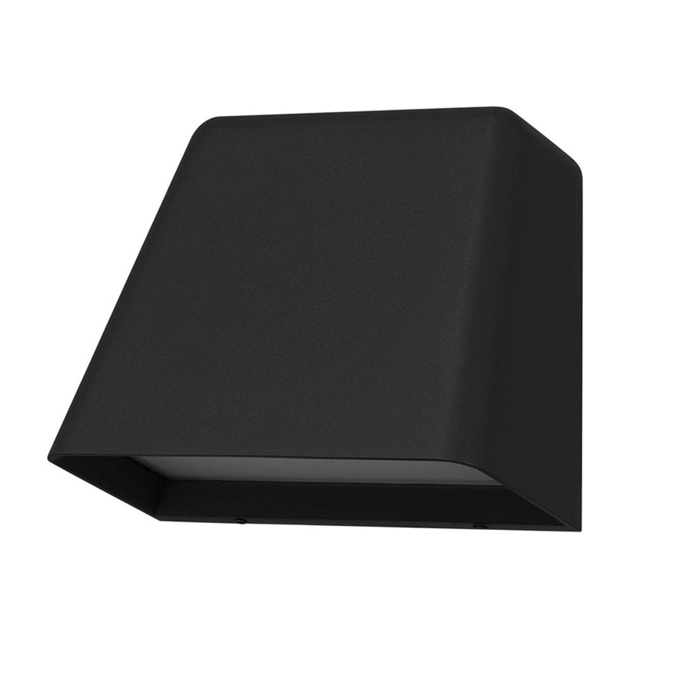 Alteck Bull 5.5" LED Outdoor Wall Sconce, Sand, Sand Black