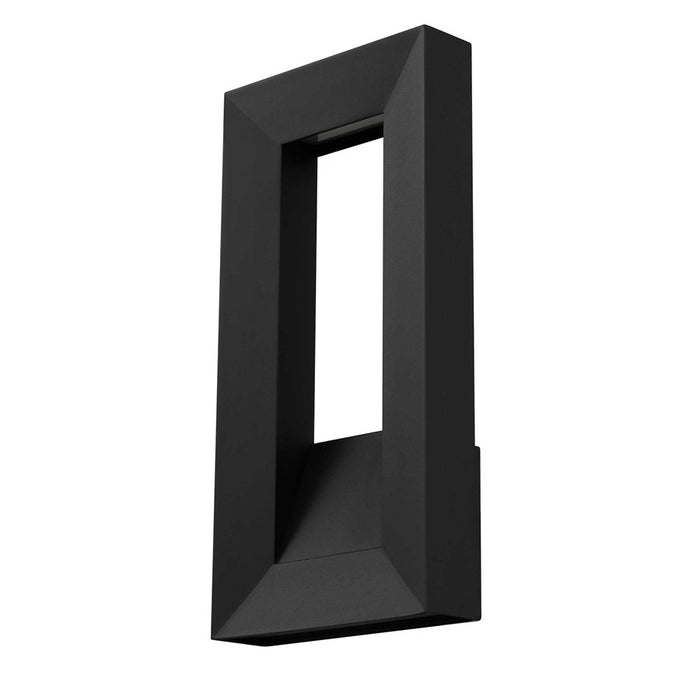 Alteck Paletto 16" LED Outdoor Wall Sconce, Sand Black