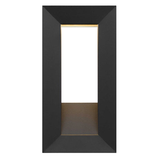 Alteck Paletto 16" LED Outdoor Wall Sconce, Sand Black