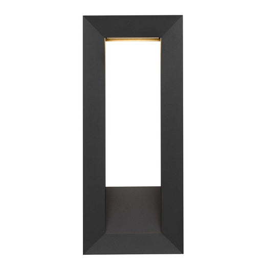 Alteck Paletto 22" LED Outdoor Wall Sconce, Sand Black