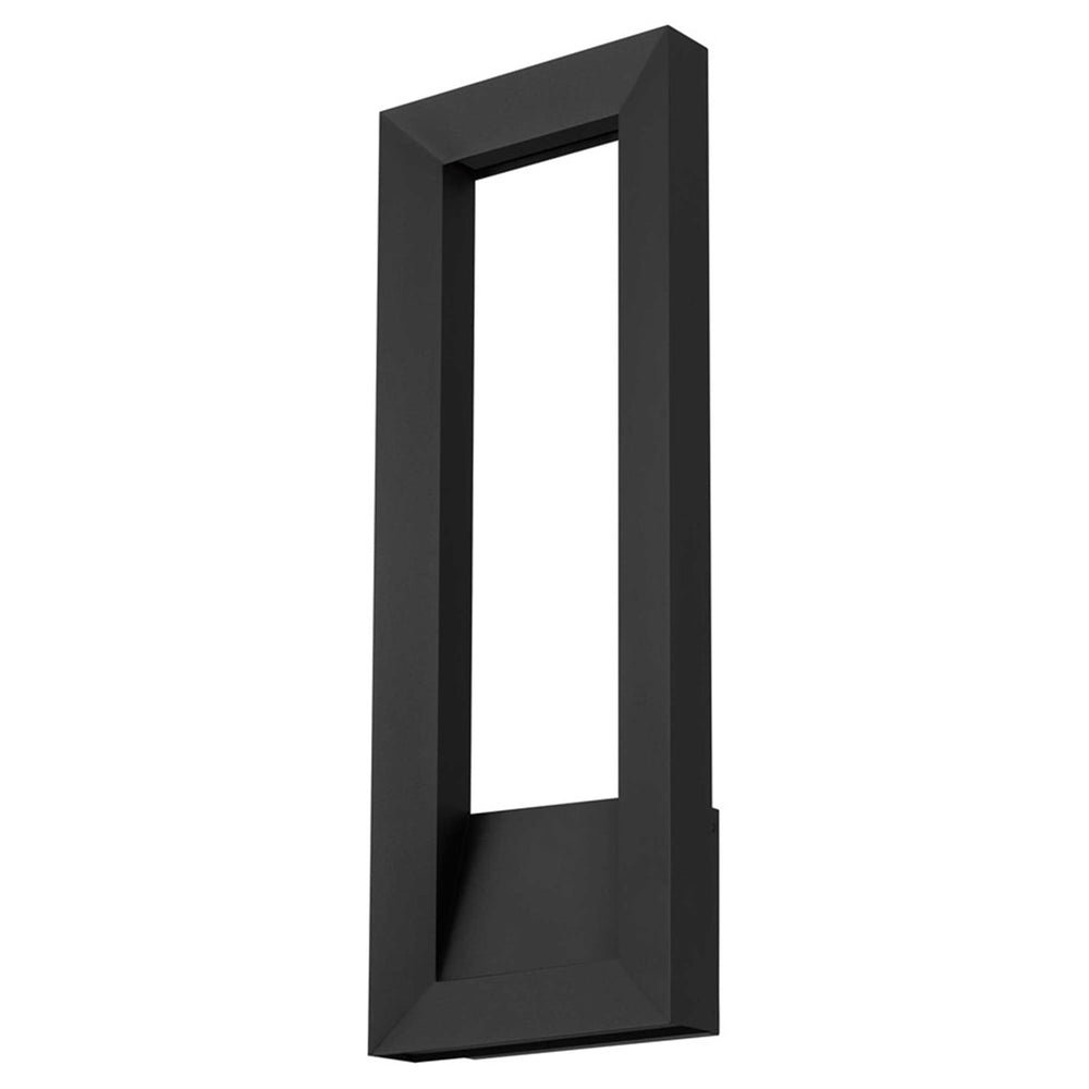 Alteck Paletto 28" LED Outdoor Wall Sconce, Sand Black