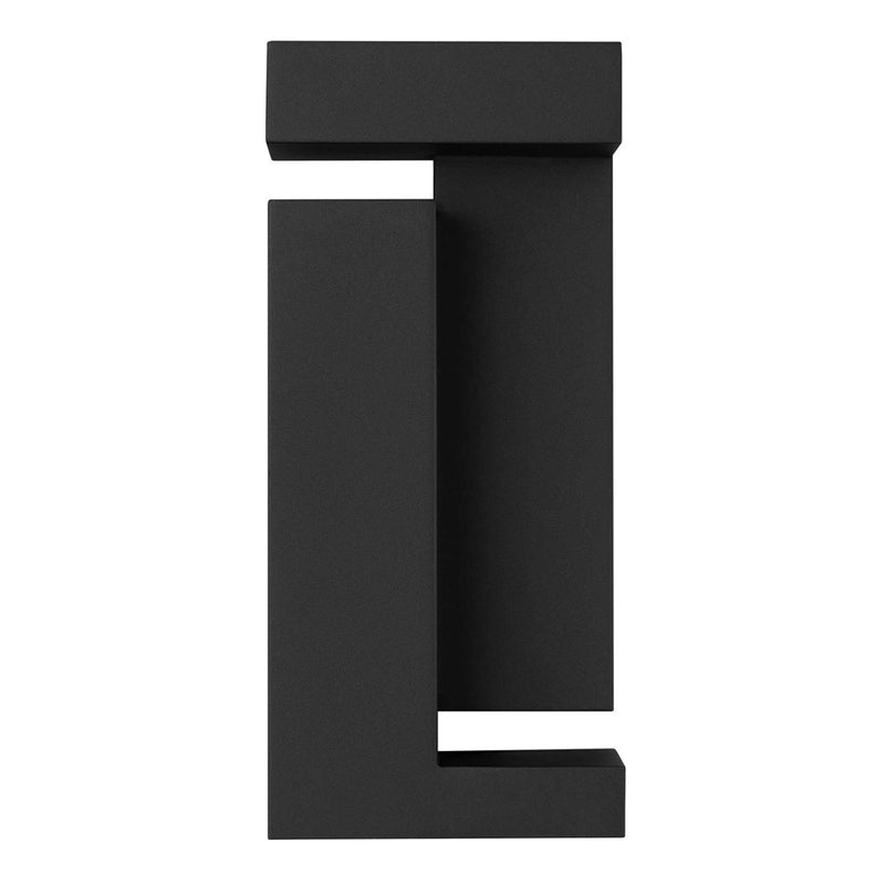 Alteck Dance 11.25in LED Outdoor Wall Sconce | Contemporary Sand Black Stainless Steel | Entryway & Covered Patio | 5 x 11 in | Model AW0036-3CCT-W-BK