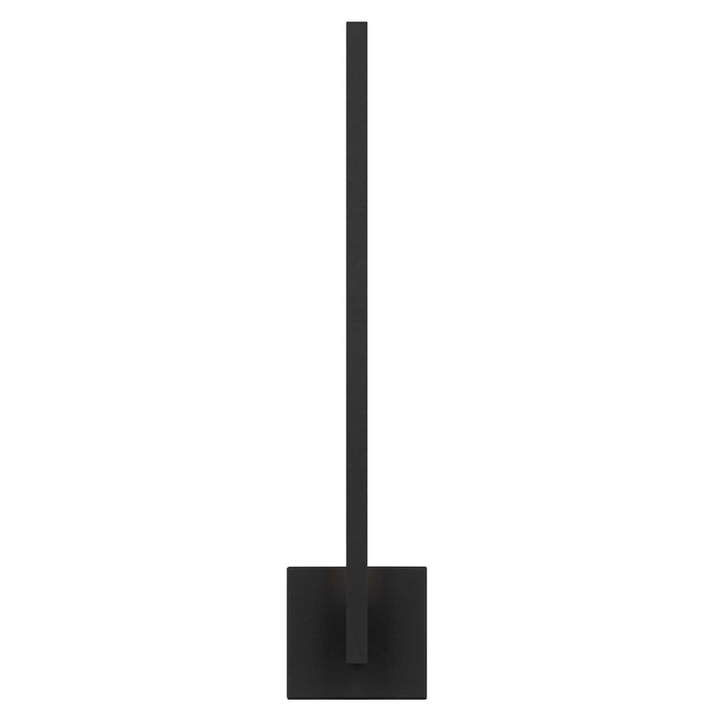 Alteck Lana 24in 1-Light Outdoor Wall Sconce | Contemporary Sand Black and Frosted Acrylic | Entryway & Patio | 5 x 24 x 4 in | Model AW0041-3CCT-W-BK