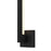 Alteck Lana 24" LED Outdoor Wall Sconce, Sand Black