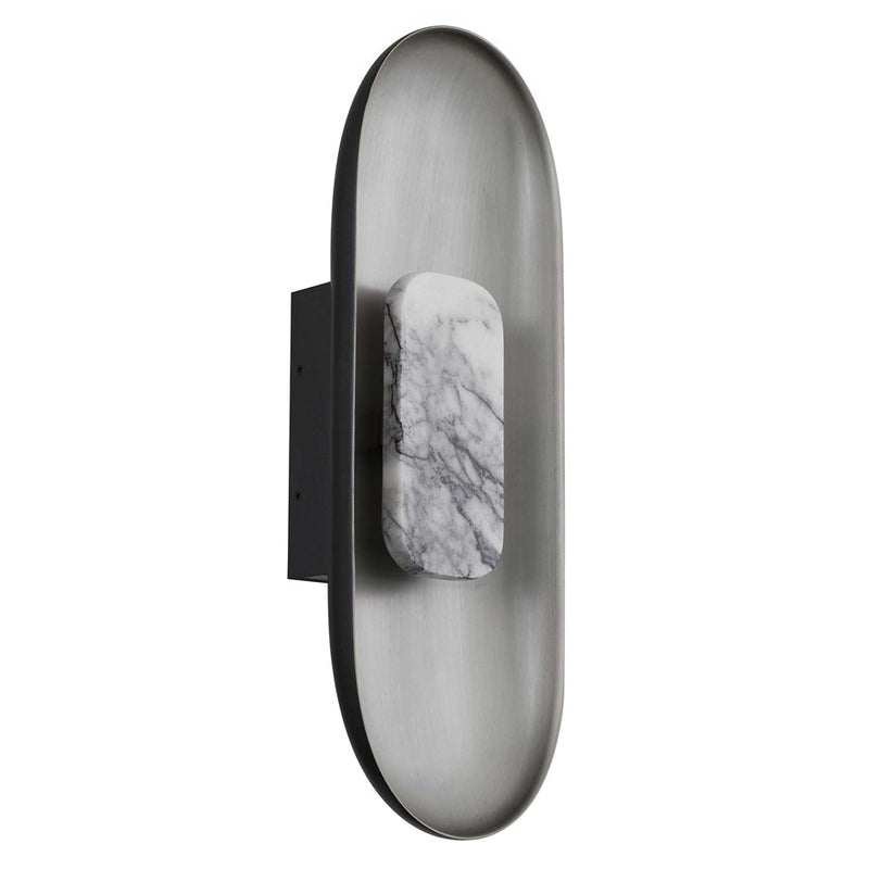 Alteck Marilyn 20in 1-Light Outdoor Wall Sconce | Art Deco Sand Black Aluminum and Sand Blast Acrylic | Entryway & Patio | Model AW0042-3CCT-W-BK-BA