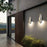 Alteck Marilyn 20" LED Outdoor Sconce, Sand Black BA