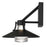 Alteck Radiant 10.5" LED Outdoor Wall Sconce, Sand Black