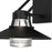 Alteck Radiant 10.5" LED Outdoor Wall Sconce, Sand Black