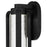 Alteck Clover 12" LED Outdoor Sconce, Black/Clear, Sand Black