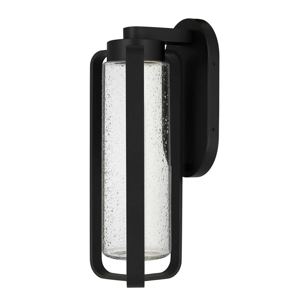Alteck Clover 15.5" LED Outdoor Wall Sconce, Sand Black