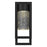 Alteck 2 Step 15" LED Outdoor Sconce, Black/Clear, Sand Black