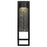 Alteck 2 Step 25" LED Outdoor Sconce, Black/Clear, Sand Black